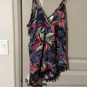 Japna Womens XS Strap Shirt/ Camisole Pompom